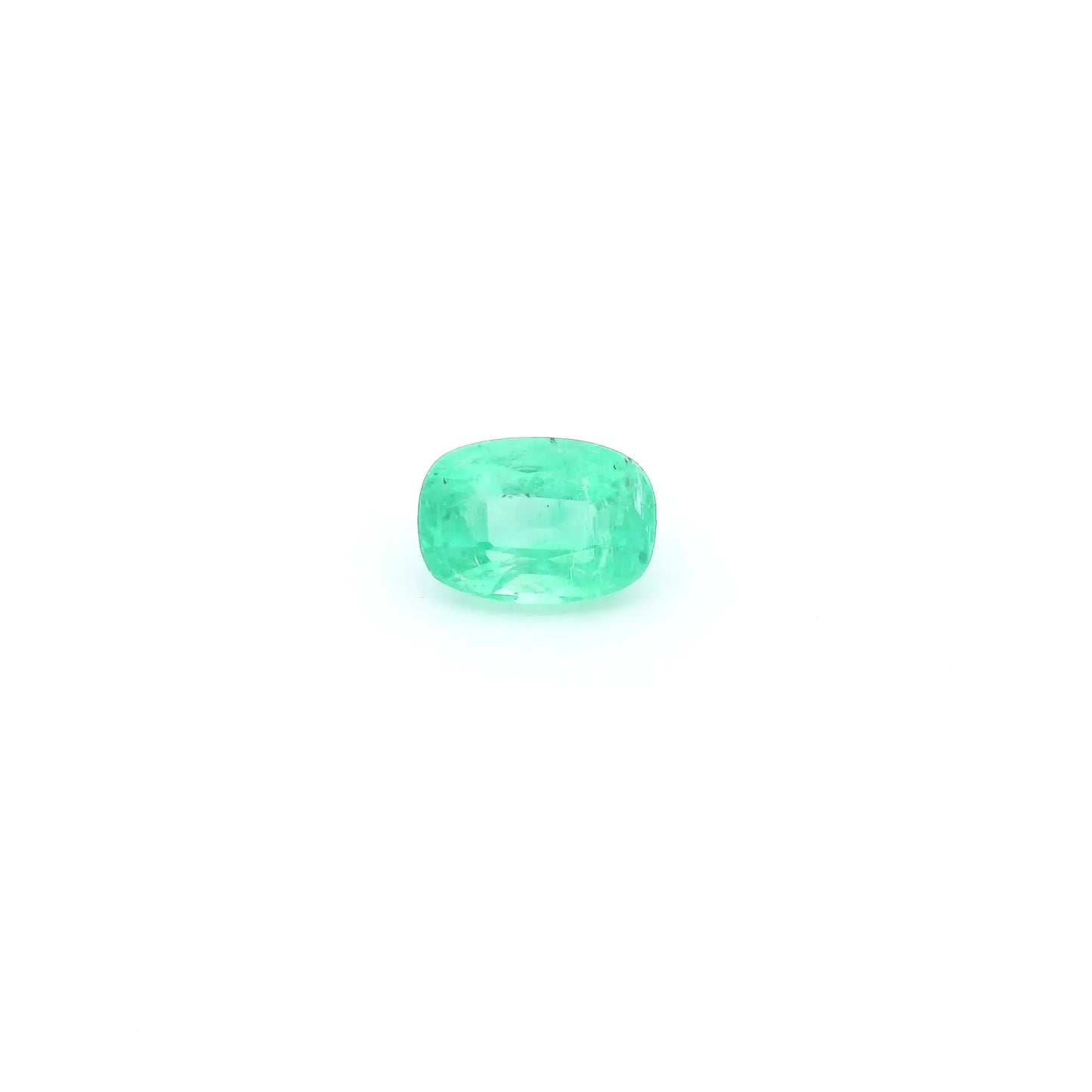 0.57ct Cushion Natural Emerald (Colour Green, Clarity Slightly Included, Cut Faceted)