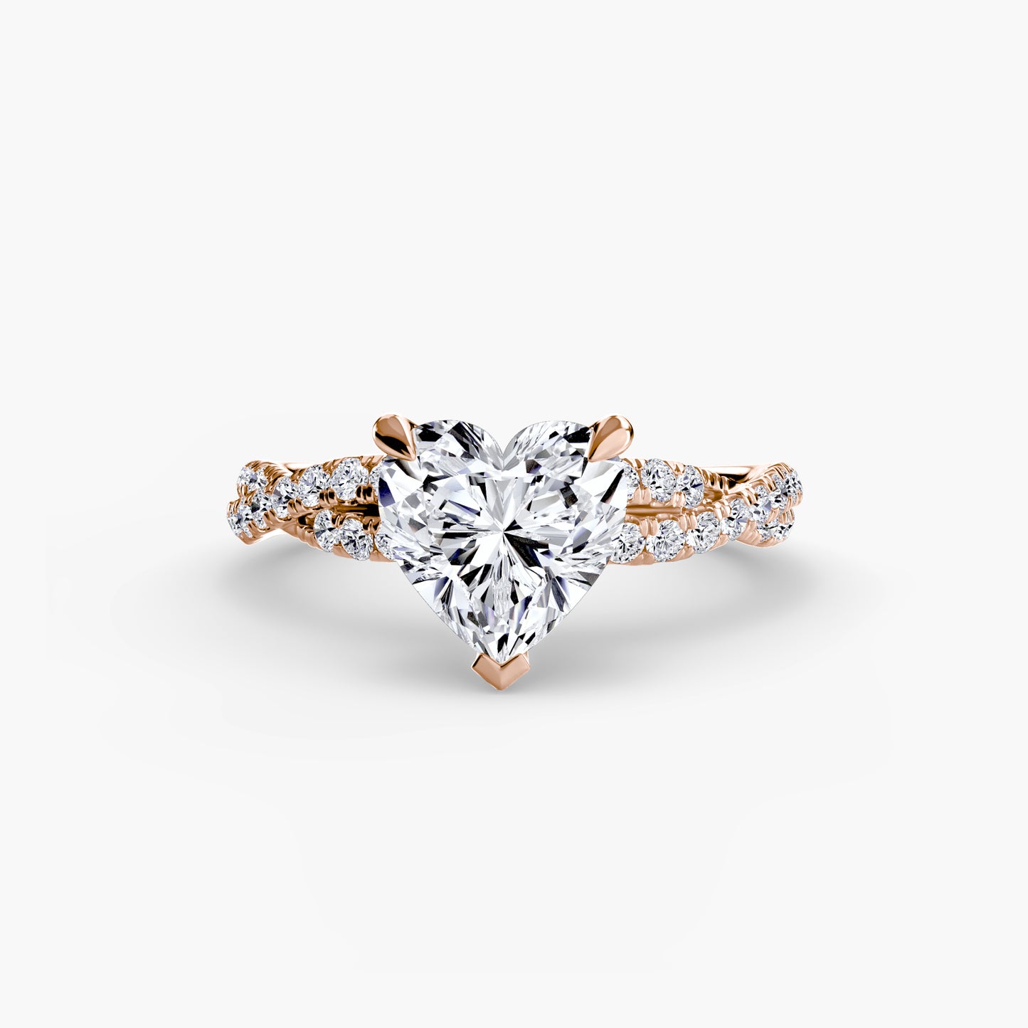 The Twisted Pavé Solitaire